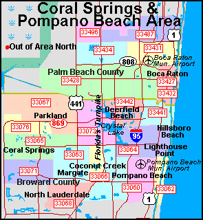 Zip Code Map Broward County Florida 2018